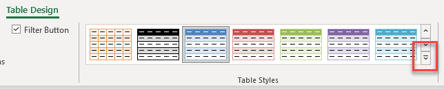 createtable styles more