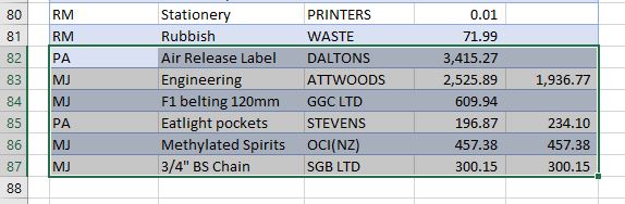 refresh add rows