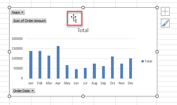 pivotchart move chart