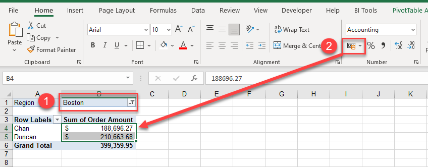 How To Preserve Formatting In Pivot Table